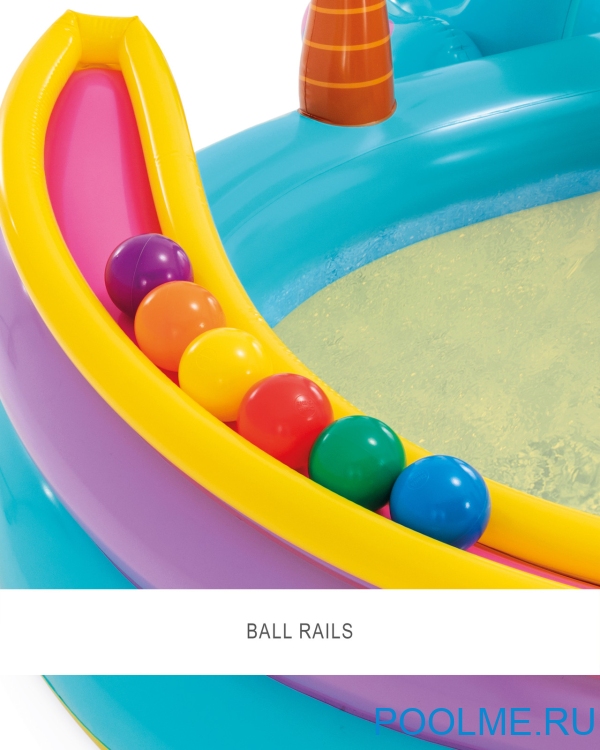 Надувной игровой центр INTEX "Диноленд" 333 x 229 x 112 см, артикул 57135 Надувной игровой центр INTEX "Диноленд" 333 x 229 x 112 см, артикул 57135