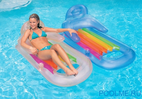 Матрас INTEX "Радуга" белый 160 x 85 см, артикул 58802-W Матрас INTEX "Радуга" белый 160 x 85 см, артикул 58802-W