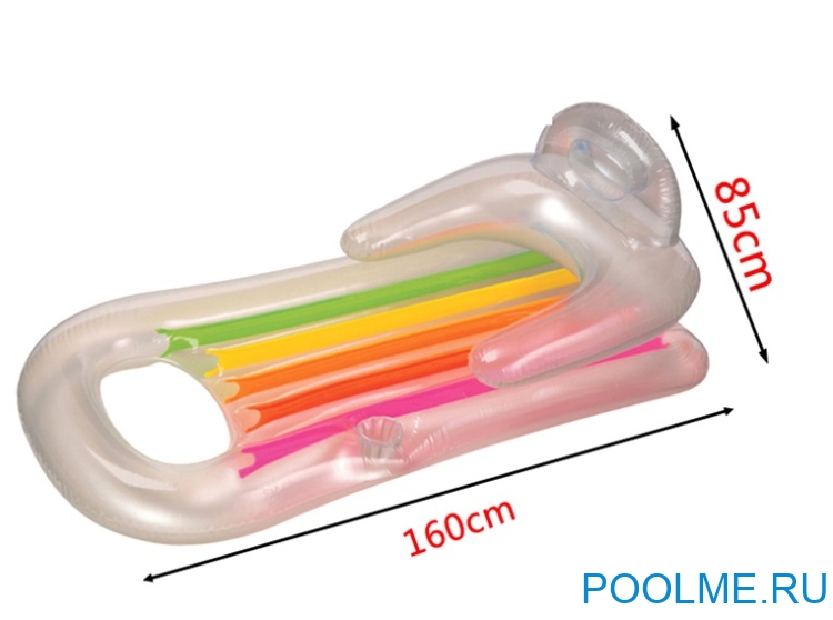 Матрас INTEX &quot;Радуга&quot; белый 160 x 85 см, артикул 58802-W