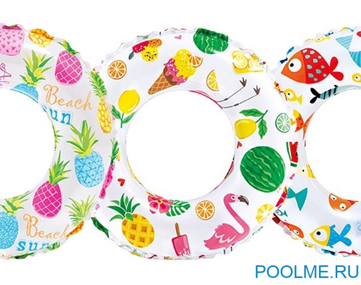 Надувной круг INTEX 61 см "Фламинго", артикул 59241-C Надувной круг INTEX 61 см "Фламинго", артикул 59241-C