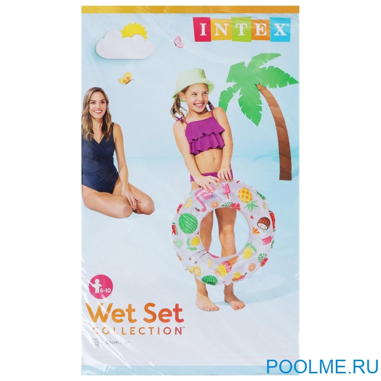 Надувной круг INTEX 61 см "Фламинго", артикул 59241-C Надувной круг INTEX 61 см "Фламинго", артикул 59241-C