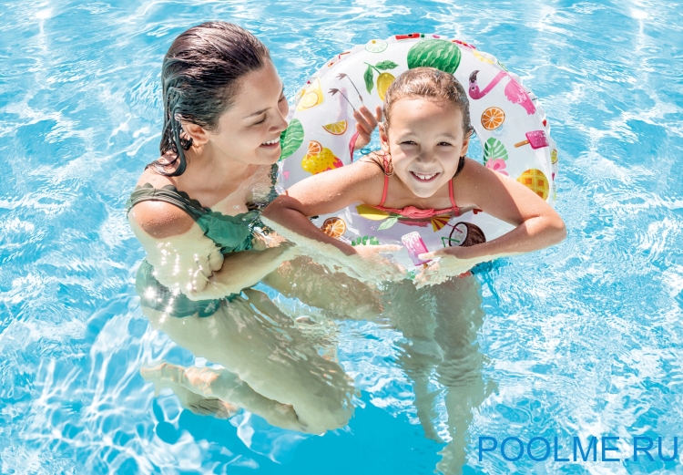 Надувной круг INTEX 61 см &quot;Фламинго&quot;, артикул 59241-C