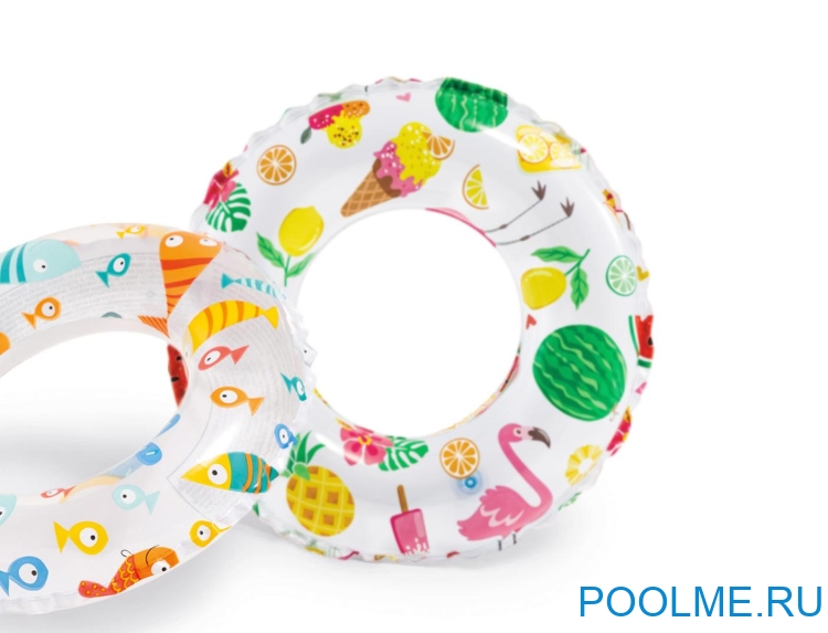 Надувной круг INTEX 61 см &quot;Фламинго&quot;, артикул 59241-C