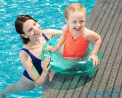 Круг Bestway бирюзовый, 51 см, артикул 36602-B Круг Bestway бирюзовый, 51 см, артикул 36602-B