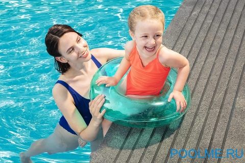 Круг Bestway бирюзовый, 51 см, артикул 36602-B Круг Bestway бирюзовый, 51 см, артикул 36602-B