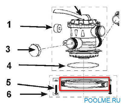 Хомут INTEX к резервуару с песком для всех песчаных фильтров, артикул 11380
