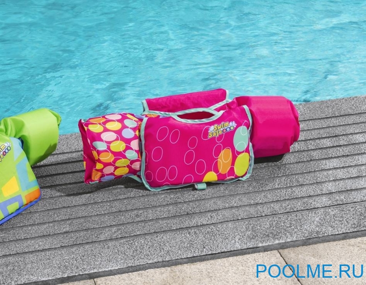 Нарукавники Bestway Swim Safe ABC 3–6 лет, артикул 32174-P