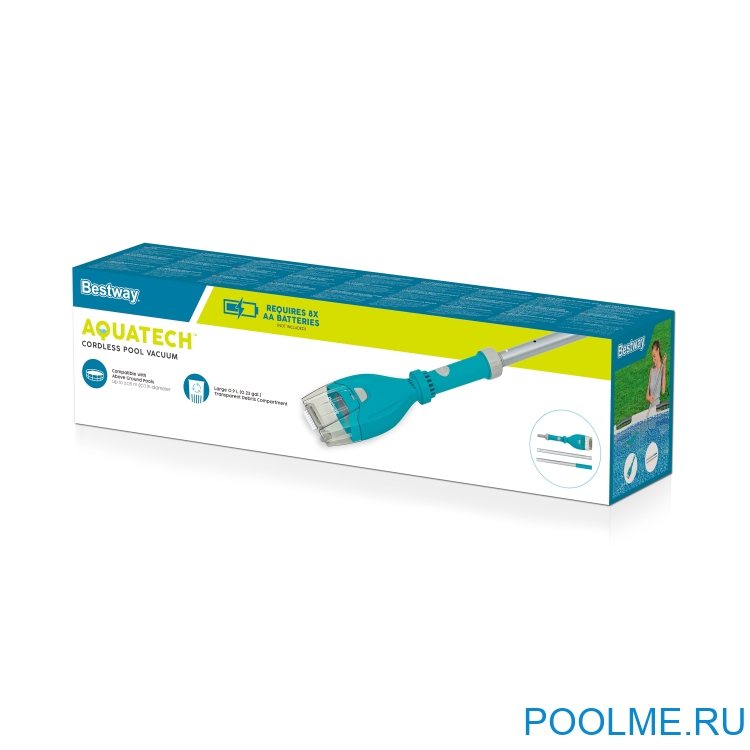 Пылесос для бассейна Bestway AquaTech на батарейках 58770