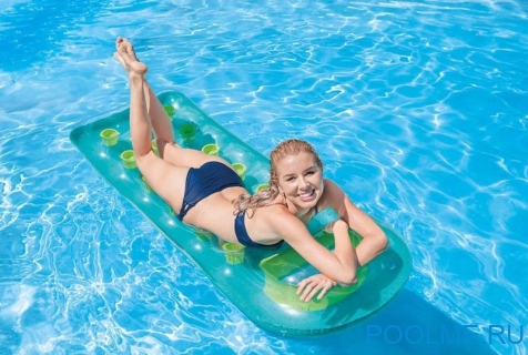 Матрас для плавания INTEX 188 x 71 см, артикул 59895-G Матрас для плавания INTEX 188 x 71 см, артикул 59895-G