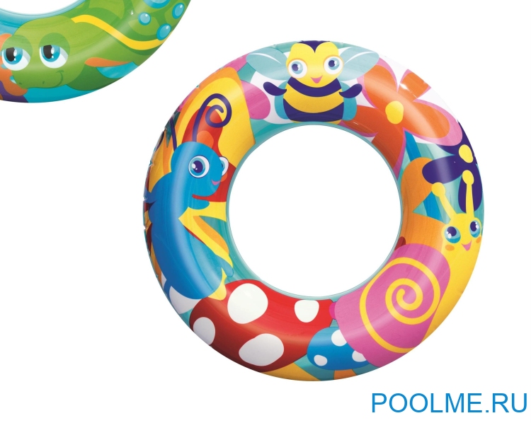 Надувной круг Bestway Adventure "Пчелки" 51 см, артикул 36013-B Надувной круг Bestway Adventure "Пчелки" 51 см, артикул 36013-B