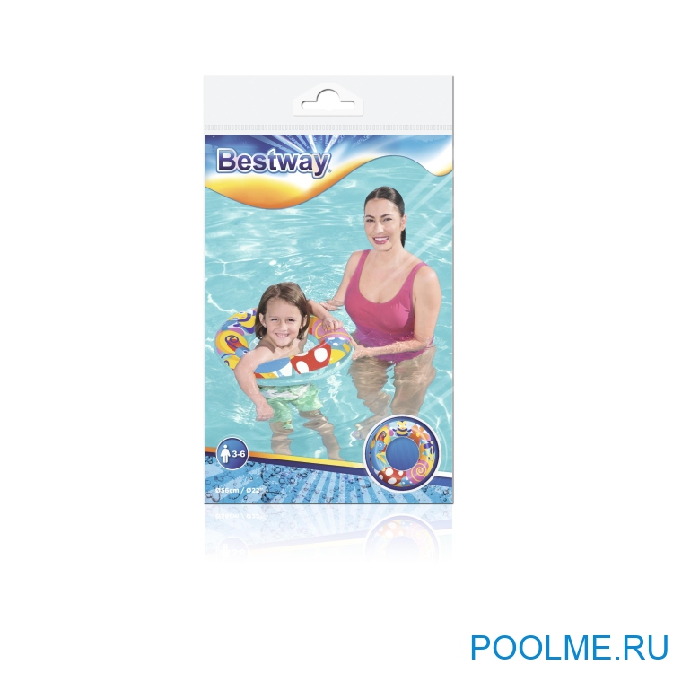 Надувной круг Bestway Adventure "Пчелки" 51 см, артикул 36013-B Надувной круг Bestway Adventure "Пчелки" 51 см, артикул 36013-B
