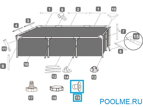 Резиновая заглушка Bestway 32 мм для резиновых и каркасных бассейнов, артикул P6C1418ASS19 Резиновая заглушка Bestway 32 мм для резиновых и каркасных бассейнов, артикул P6C1418ASS19
