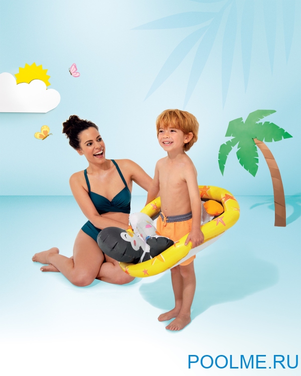 Надувной круг INTEX See-Me-Sit Rider Пингвин 76 x 58 см, артикул 59570-Р