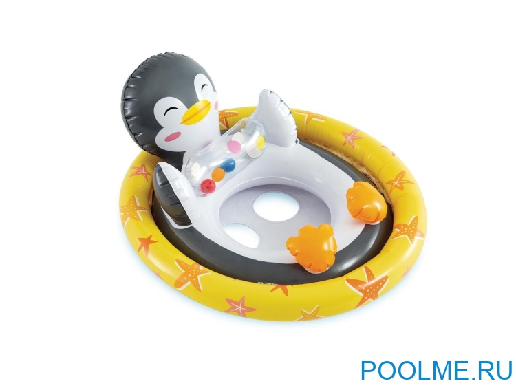 Надувной круг INTEX See-Me-Sit Rider Пингвин 76 x 58 см, артикул 59570-Р