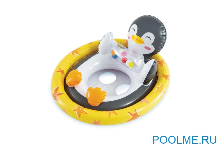 Надувной круг INTEX See-Me-Sit Rider Пингвин 76 x 58 см, артикул 59570-Р