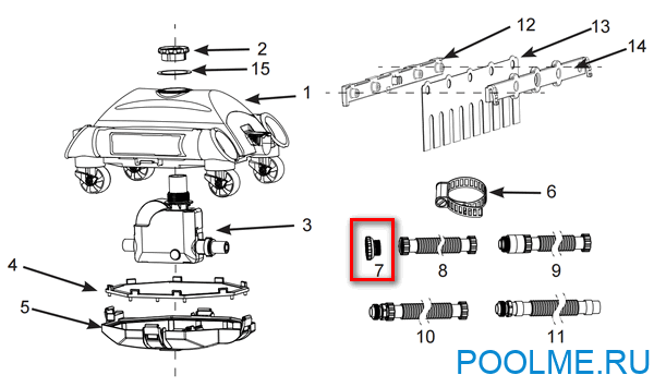 Переходник INTEX для шланга (38 мм), артикул 11239 Переходник INTEX для шланга (38 мм), артикул 11239