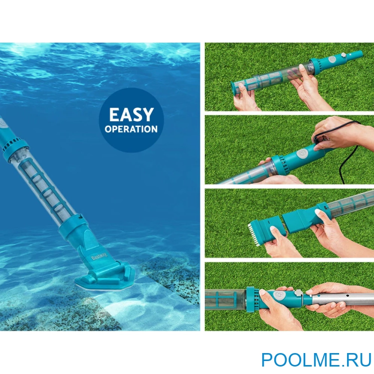 Робот-пылесос Bestway AquaSurge 58771 аккумуляторный Робот-пылесос Bestway AquaSurge 58771 аккумуляторный