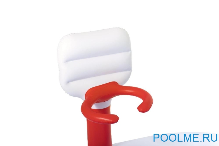 Детский надувной бассейн Bestway 2.54 x 1.68 x 1.02 м "Баскетбол" с кольцами и 2-мя мячами, артикул 54122