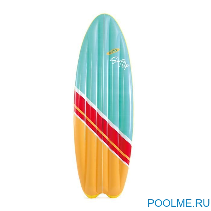 Матрас INTEX "Сёрфинг" полосатый 178 x 69 см, артикул 58152-P Матрас INTEX "Сёрфинг" полосатый 178 x 69 см, артикул 58152-P