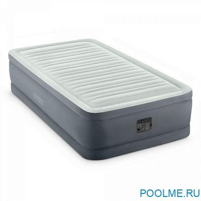 Кровать INTEX надувная 99 x 191 x 46 см, встроенный насос 220V, артикул 64902