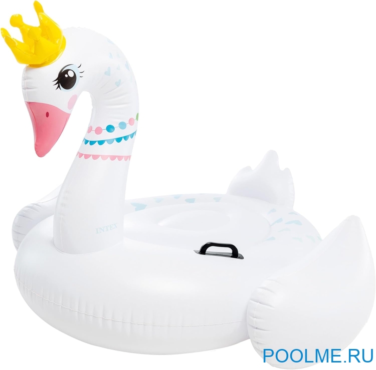 Надувной плот для плавания INTEX "Королевский лебедь", 142 x 137 x 99 см, артикул 57562