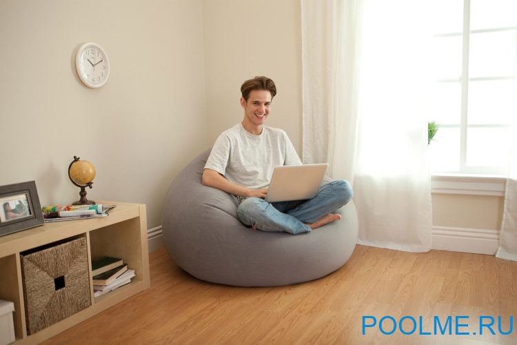 Надувное кресло INTEX 107 x 104 x 69 см, артикул 68579