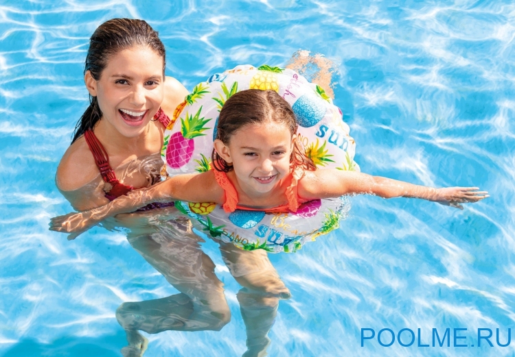 Надувной круг INTEX "Фрукты" 51 см, артикул 59230-F