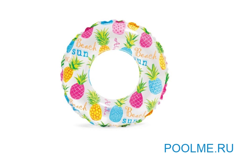 Надувной круг INTEX "Фрукты" 51 см, артикул 59230-F