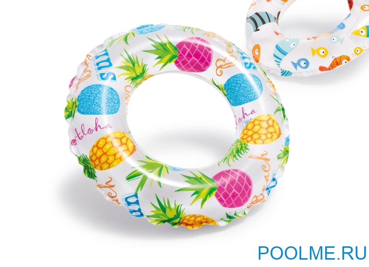 Надувной круг INTEX "Фрукты" 51 см, артикул 59230-F