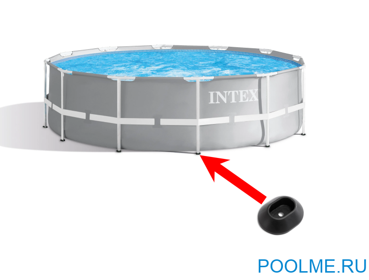 Подставка под вертикальную опору круглых бассейнов INTEX Prism Frame 305 и 366 см, артикул 12454 Подставка под вертикальную опору круглых бассейнов INTEX Prism Frame 305 и 366 см, артикул 12454
