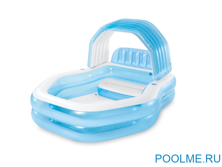 Детский бассейн INTEX с навесом 229 x 191 x 135 см, артикул 57186 Детский бассейн INTEX с навесом 229 x 191 x 135 см, артикул 57186