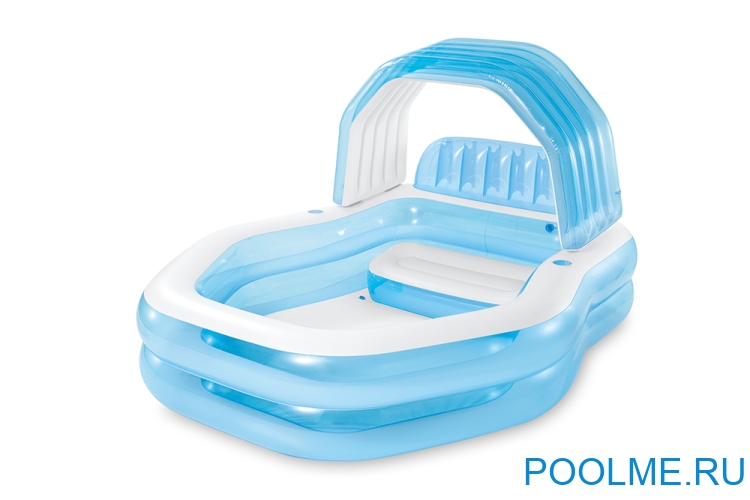 Детский бассейн INTEX с навесом 229 x 191 x 135 см, артикул 57186