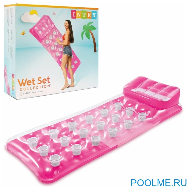 Матрас для плавания INTEX 188 x 71 см, артикул 58890-P Матрас для плавания INTEX 188 x 71 см, артикул 58890-P