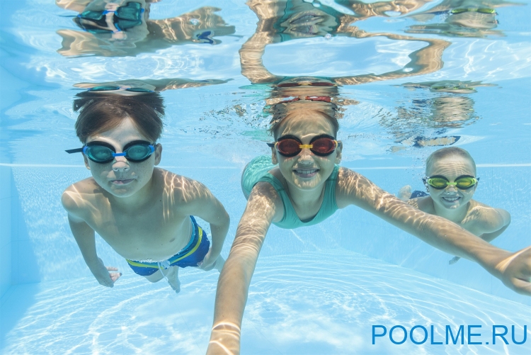 Очки для плавания Bestway "Aqua Burst Essential II" (цвет красный) от 7 лет, арт. 21005