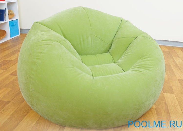 Надувное кресло INTEX 107 x 104 x 69 см, зелёный, артикул 68569-G Надувное кресло INTEX 107 x 104 x 69 см, зелёный, артикул 68569-G