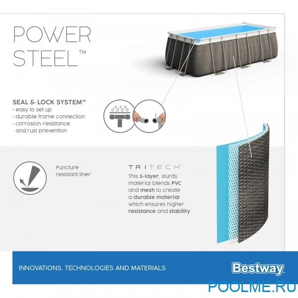 Каркасный бассейн Bestway 56998, размер 5.49 x 2.74 x 1.22 м Каркасный бассейн Bestway 56998, размер 5.49 x 2.74 x 1.22 м