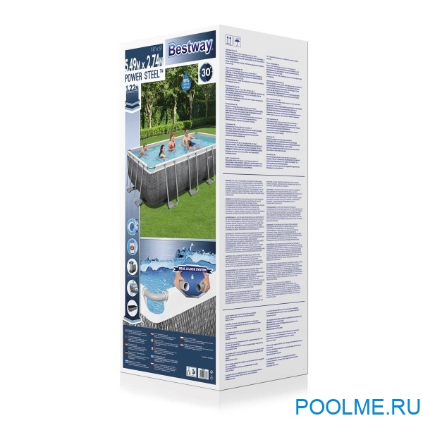 Каркасный бассейн Bestway 56998, размер 5.49 x 2.74 x 1.22 м Каркасный бассейн Bestway 56998, размер 5.49 x 2.74 x 1.22 м