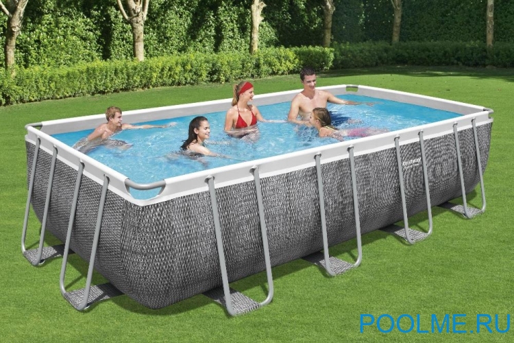 Каркасный бассейн Bestway 56998, размер 5.49 x 2.74 x 1.22 м