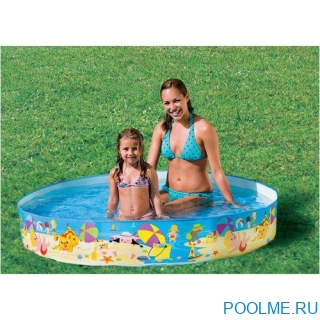 Детский бассейн INTEX &quot;Пляж&quot; 152 x 25 см, артикул 56451 Детский бассейн INTEX "Пляж" 152 x 25 см, артикул 56451