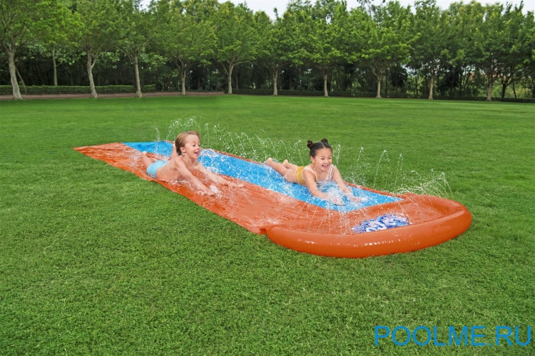 Водная дорожка Bestway двухполосная 488 см, артикул 52328 Водная дорожка Bestway двухполосная 488 см, артикул 52328