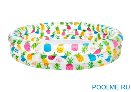 Надувной бассейн INTEX "Ананас" 132 x 28 см, артикул 59431