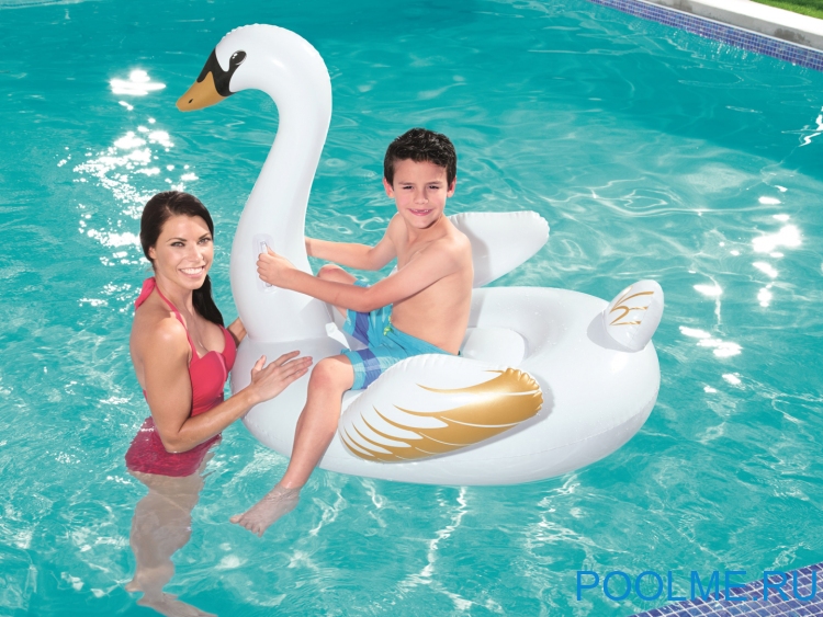 Надувная игрушка-наездник Bestway "Лебедь", 122 x 122 см, артикул 41123 Надувная игрушка-наездник Bestway "Лебедь", 122 x 122 см, артикул 41123