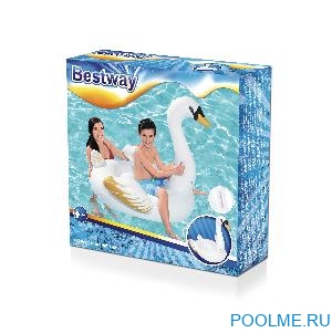 Надувная игрушка-наездник Bestway "Лебедь", 122 x 122 см, артикул 41123 Надувная игрушка-наездник Bestway "Лебедь", 122 x 122 см, артикул 41123