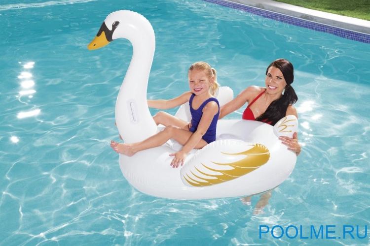 Надувная игрушка-наездник Bestway "Лебедь", 122 x 122 см, артикул 41123 Надувная игрушка-наездник Bestway "Лебедь", 122 x 122 см, артикул 41123