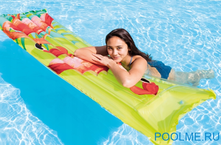 Матрас INTEX Гавайи &quot;Рыбки&quot; 183 x 68 см, артикул 59720-R