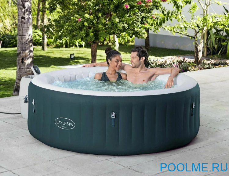 Джакузи Bestway 6001D, внешний размер: 196 x 66 см - 6 мест