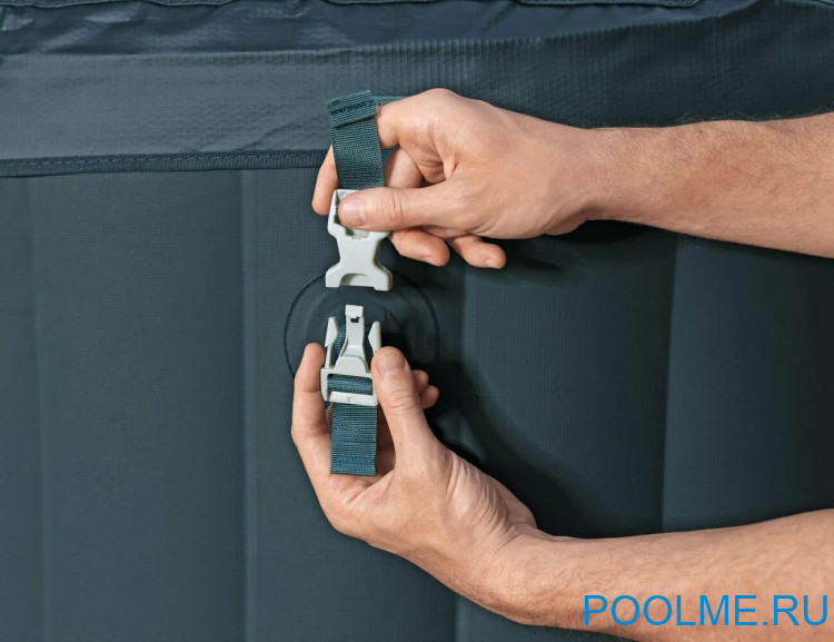 Джакузи Bestway 6001D, внешний размер: 196 x 66 см - 6 мест