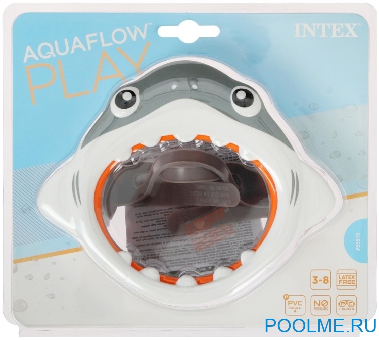 Маска для плавания INTEX "Акула", артикул 55915-S Маска для плавания INTEX "Акула", артикул 55915-S