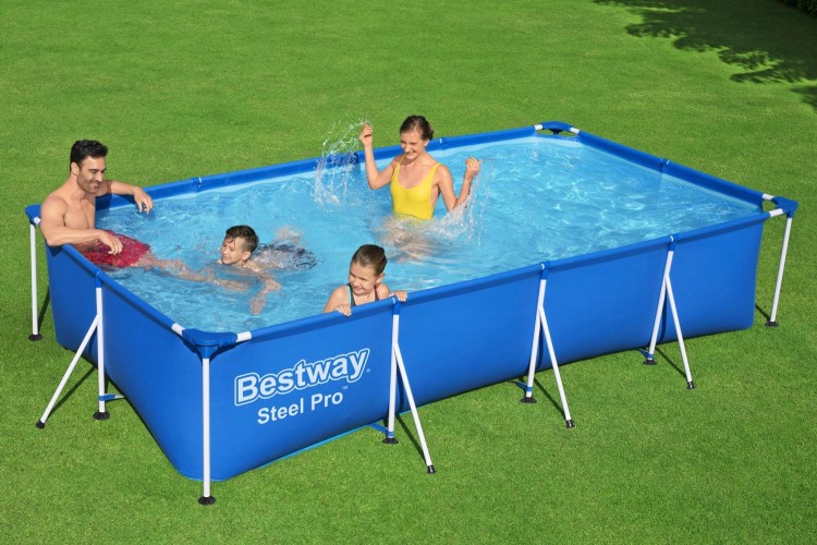 Каркасный бассейн Bestway 56405, размер 4 x 2.11 x 0.81 м