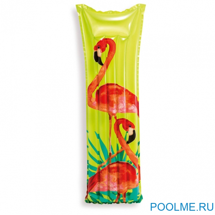 Матрас INTEX Гавайи &quot;Фламинго&quot; 183 x 69 см, артикул 59720-F